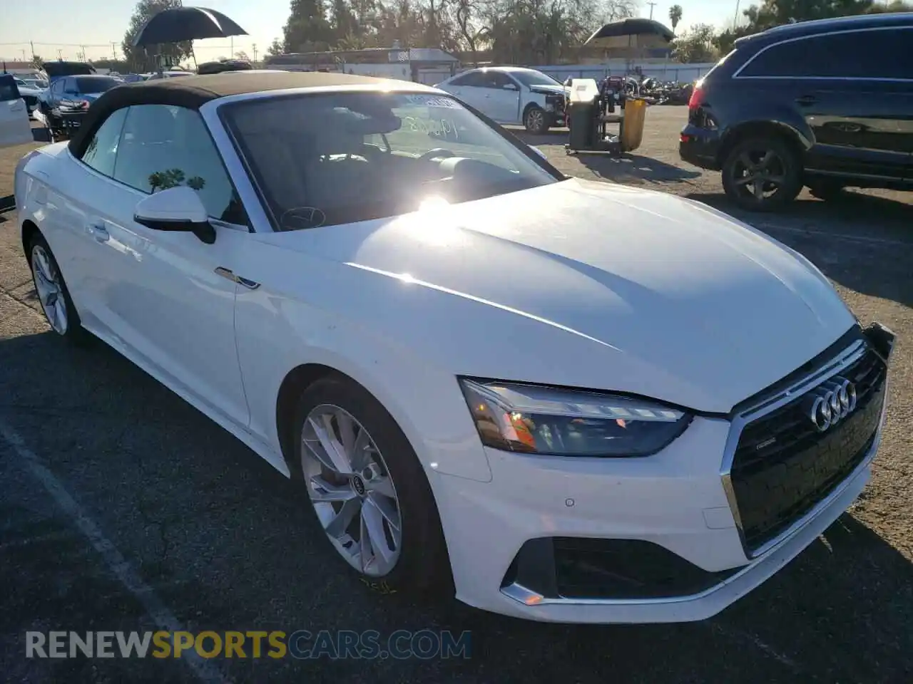 1 Photograph of a damaged car WAUWAGF59MN002757 AUDI A5 2021