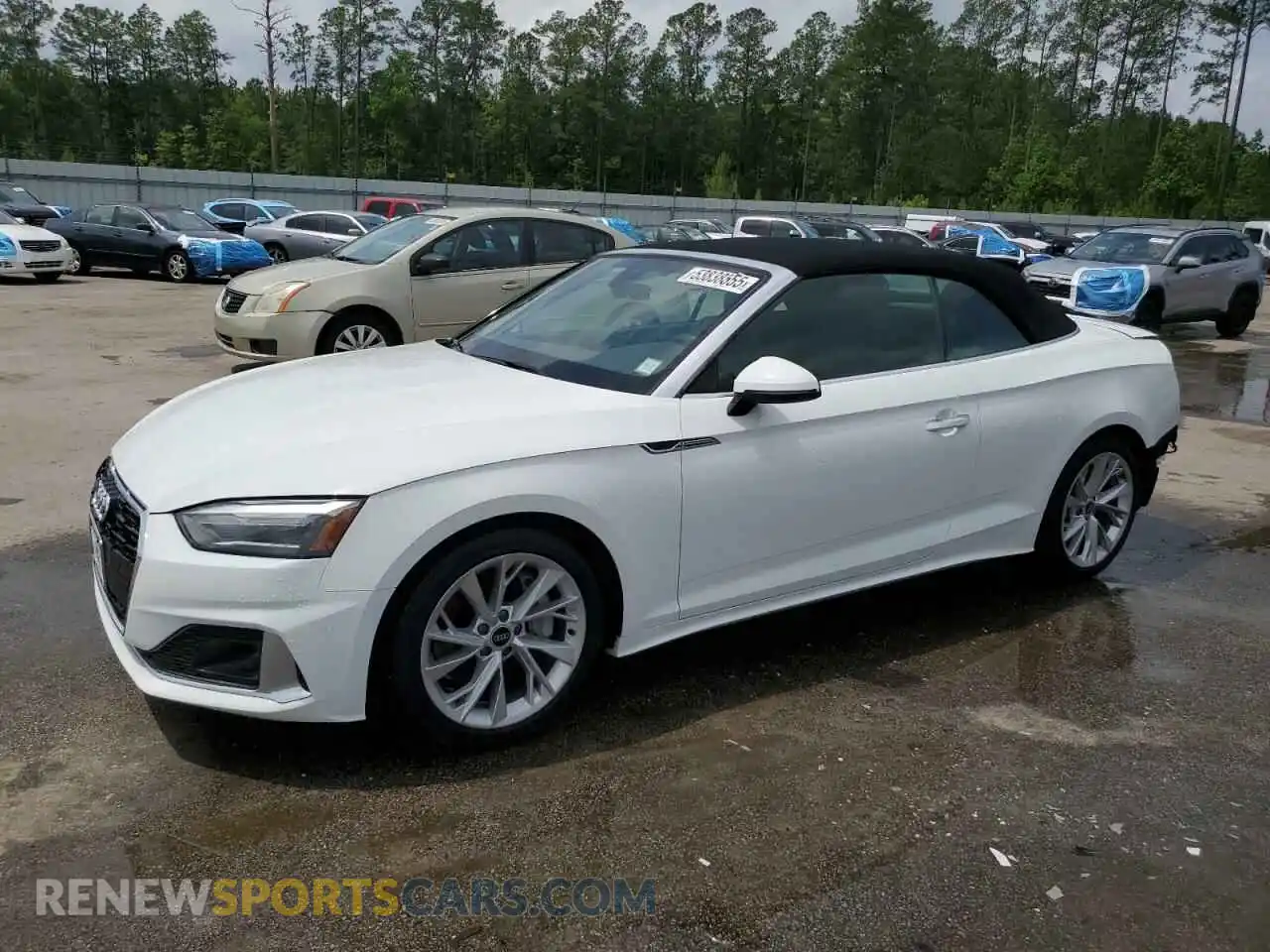 1 Photograph of a damaged car WAU2AGF50NN003649 AUDI A5 2022