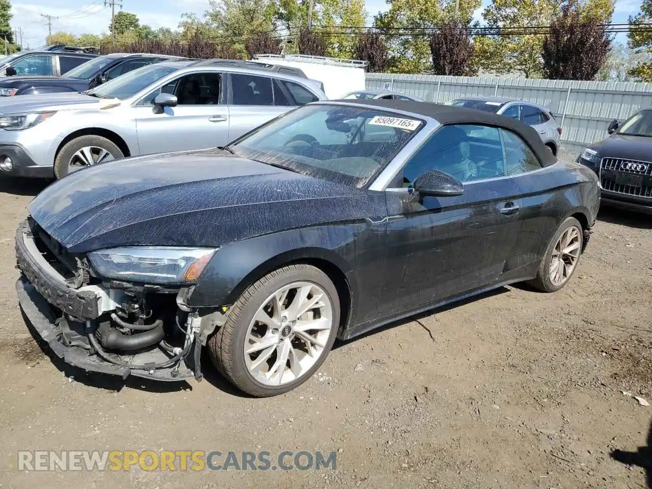 1 Photograph of a damaged car WAU2AGF52NN000672 AUDI A5 2022