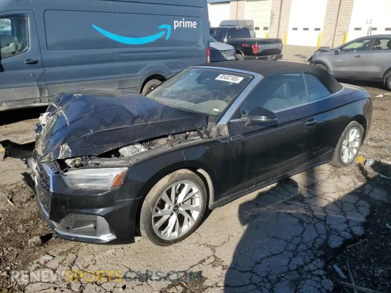 1 Photograph of a damaged car WAU2AGF56NN007740 AUDI A5 2022