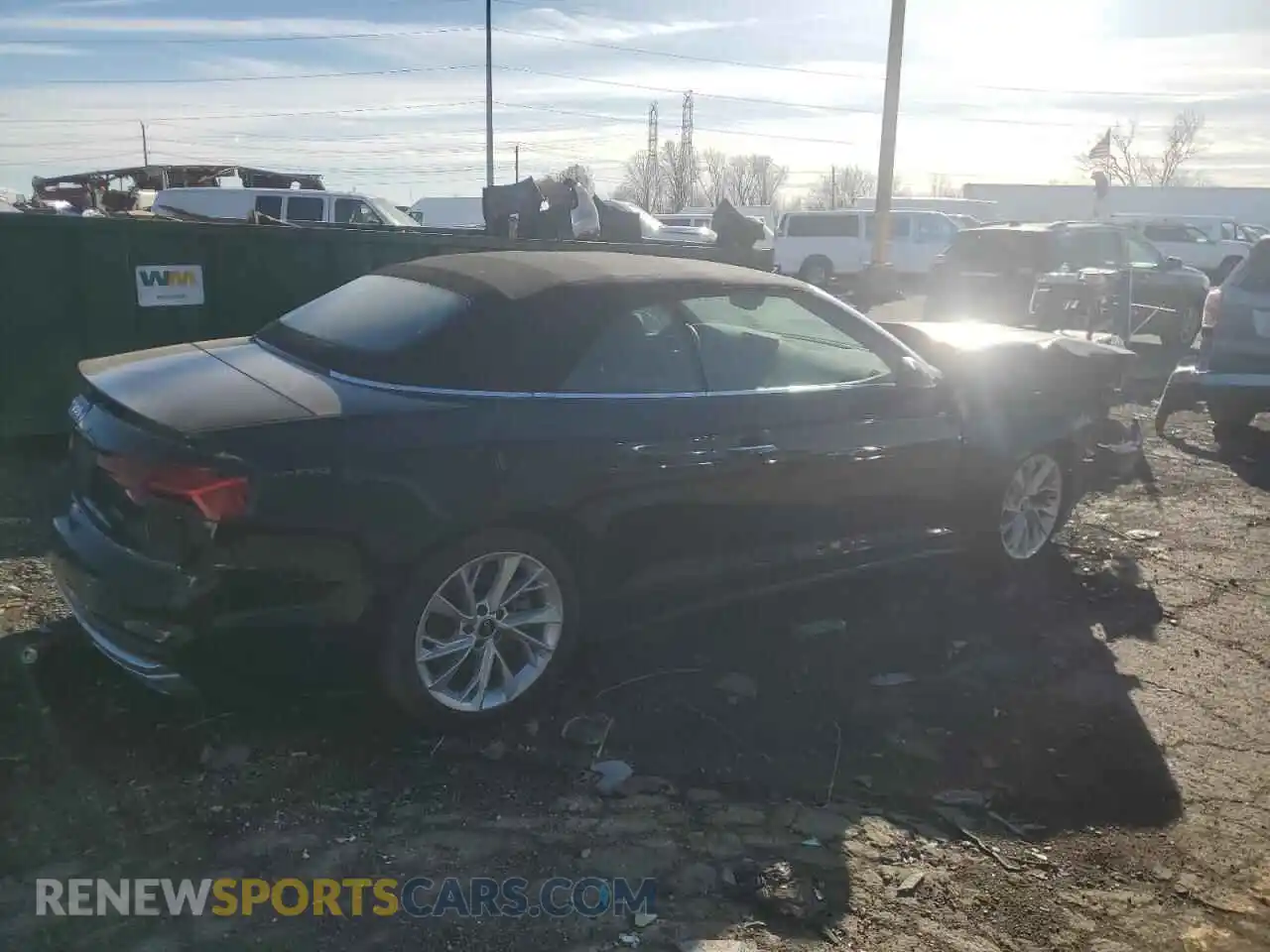 3 Photograph of a damaged car WAU2AGF56NN007740 AUDI A5 2022