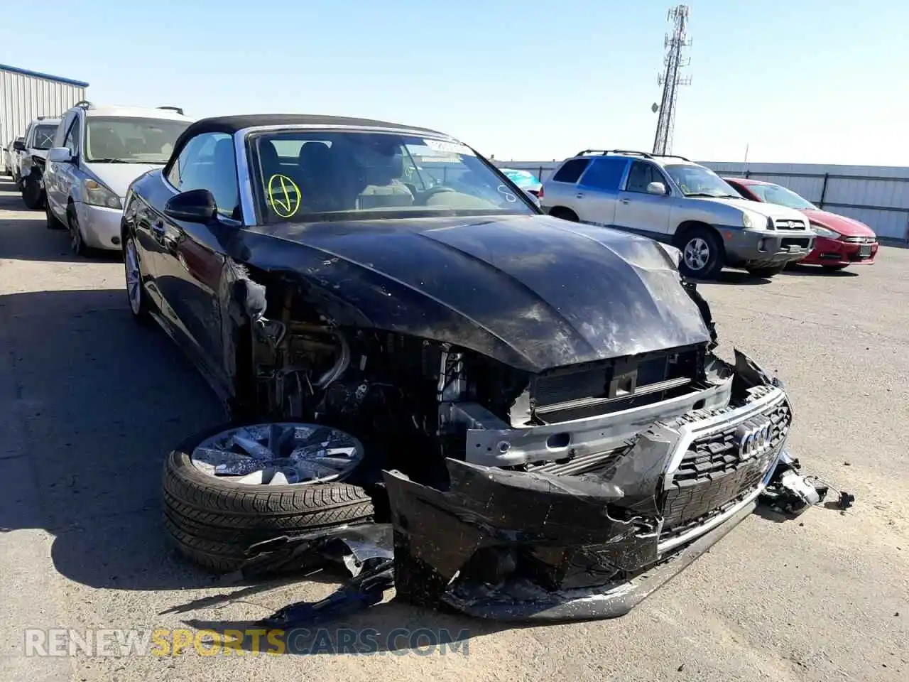 1 Photograph of a damaged car WAU2AGF59NN002192 AUDI A5 2022