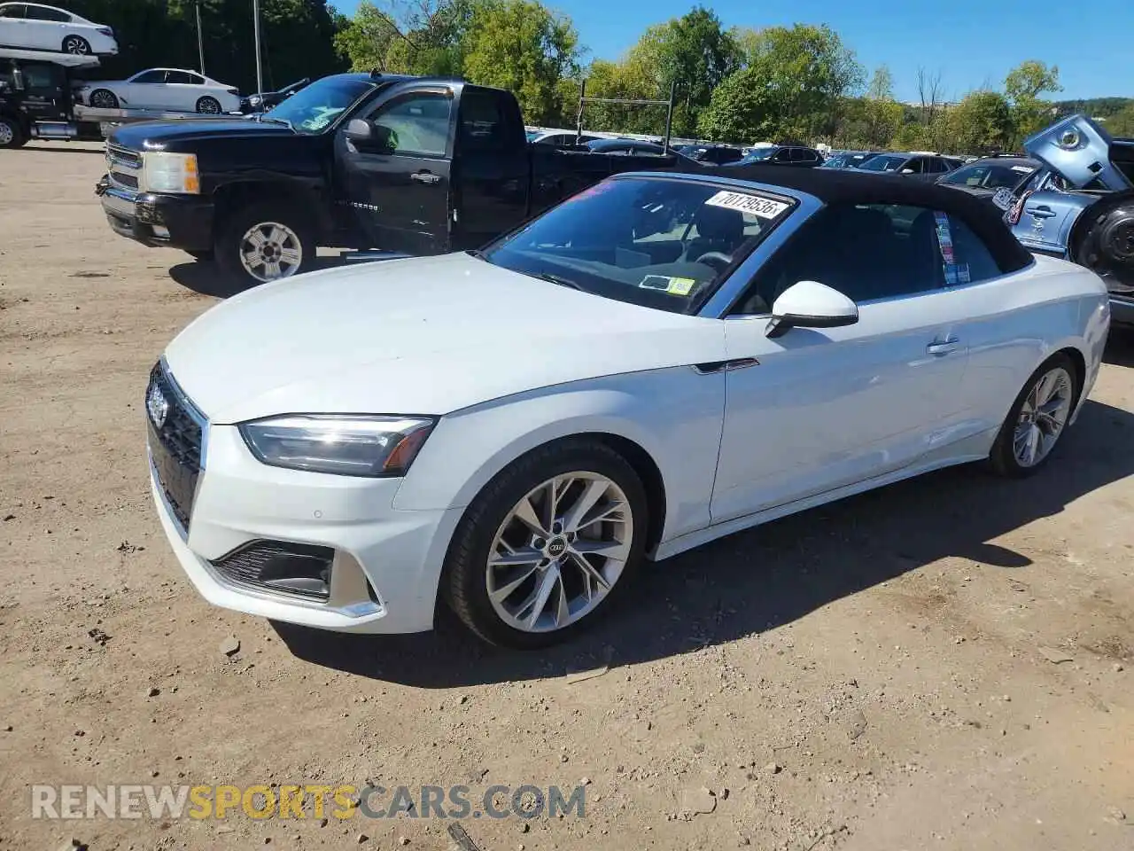 1 Фотография поврежденного автомобиля WAU2AGF59NN005755 AUDI A5 2022