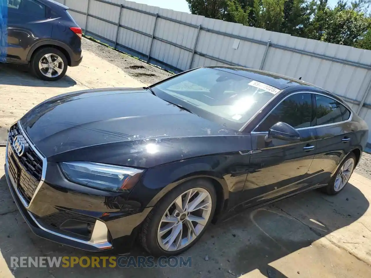 1 Photograph of a damaged car WAUABCF50NA015342 AUDI A5 2022