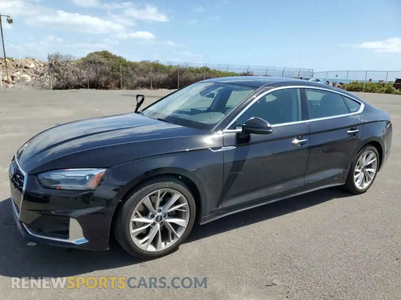 1 Photograph of a damaged car WAUABCF51NA009193 AUDI A5 2022
