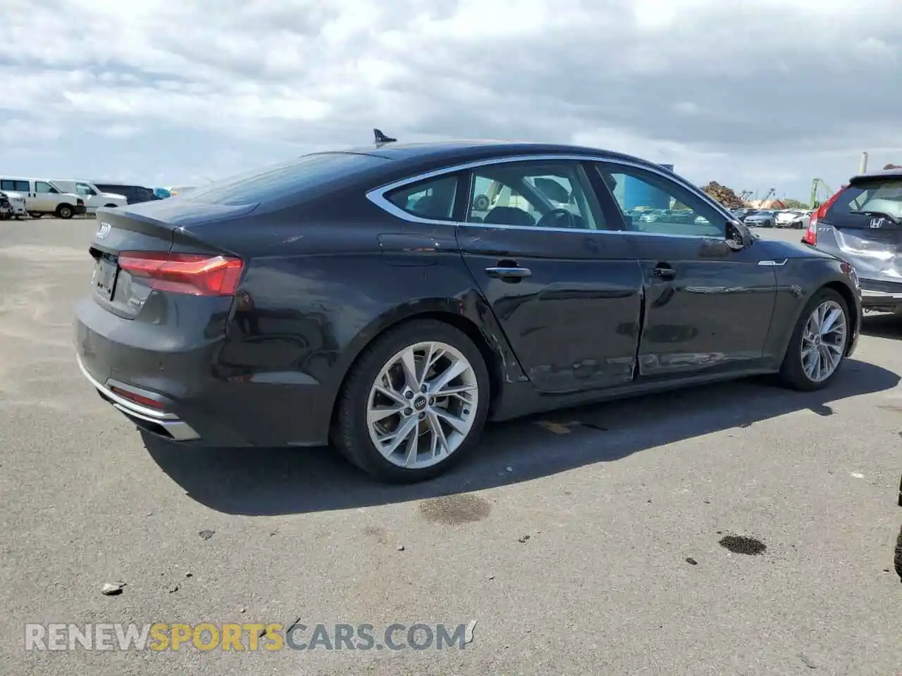 3 Photograph of a damaged car WAUABCF51NA009193 AUDI A5 2022
