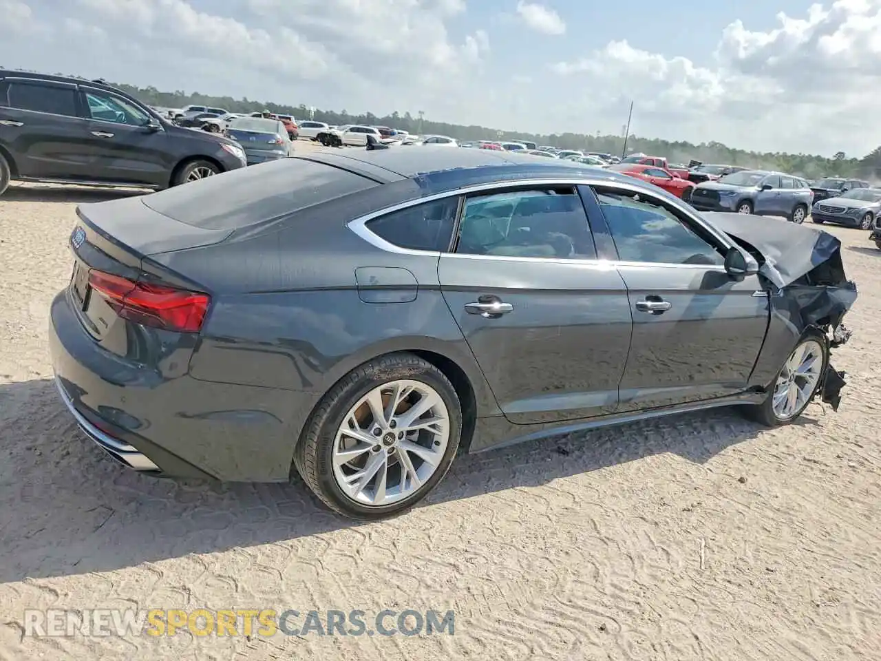 3 Photograph of a damaged car WAUABCF53NA026772 AUDI A5 2022