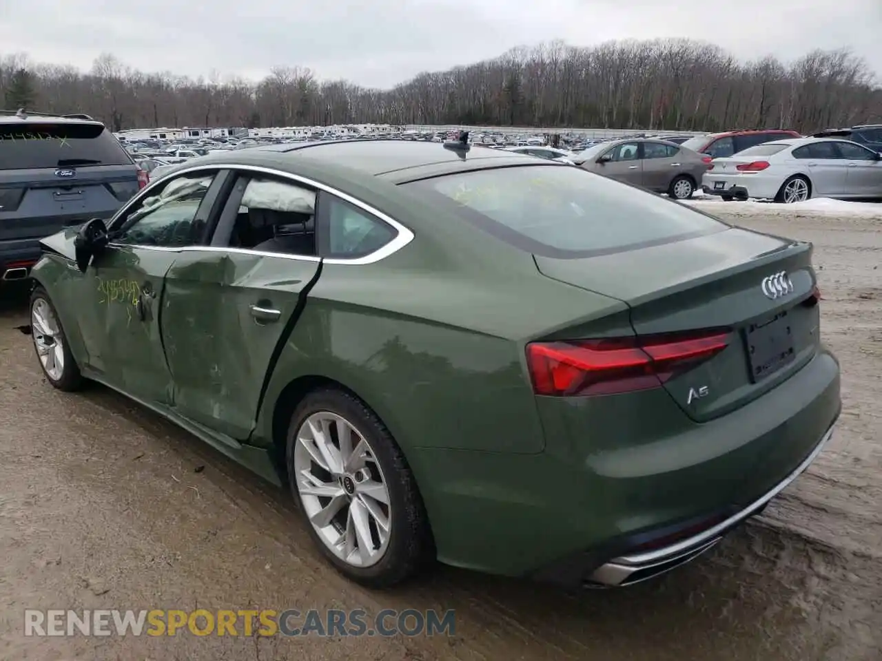 3 Photograph of a damaged car WAUABCF54NA010368 AUDI A5 2022