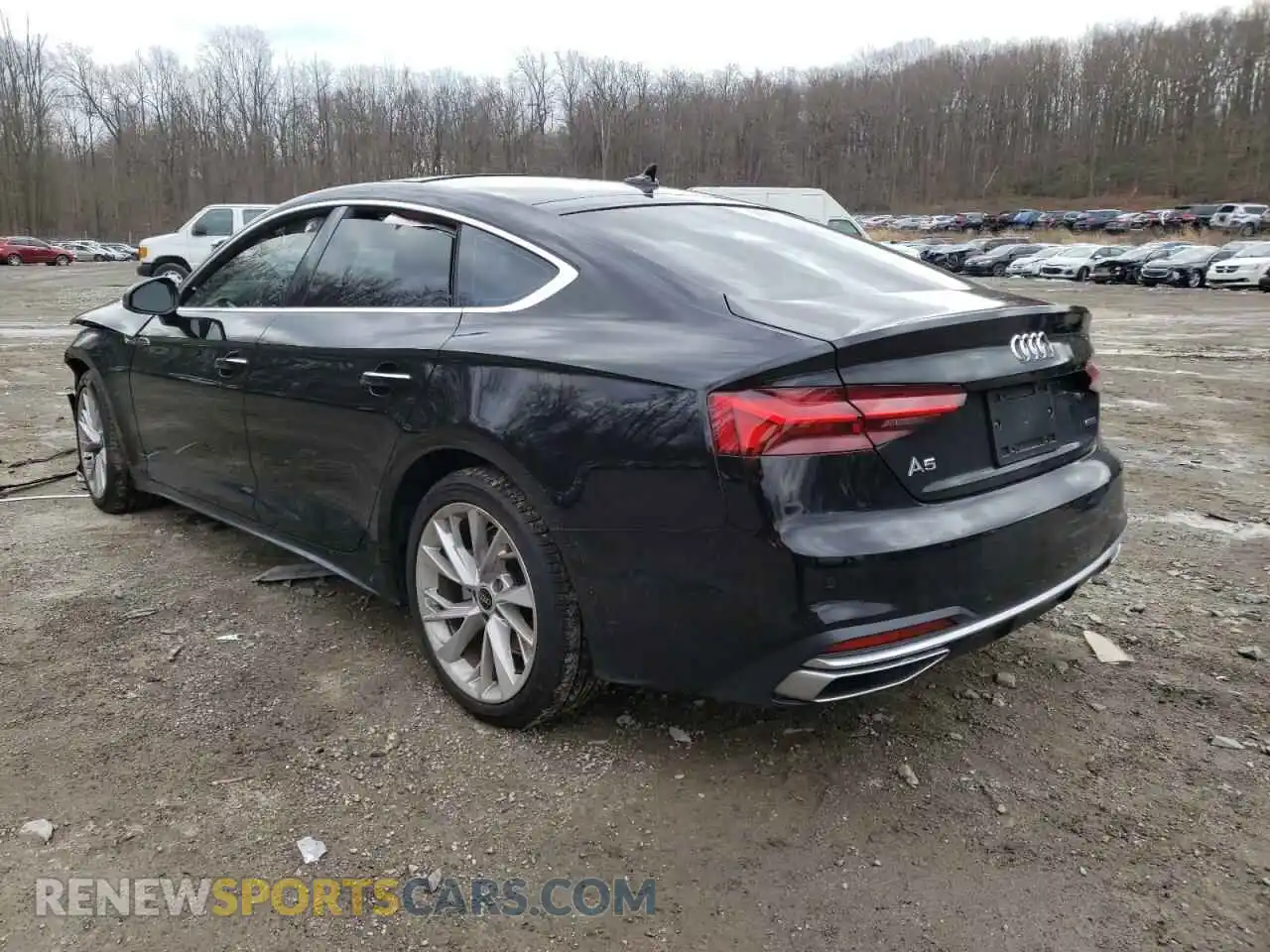 3 Фотография поврежденного автомобиля WAUABCF54NA011195 AUDI A5 2022