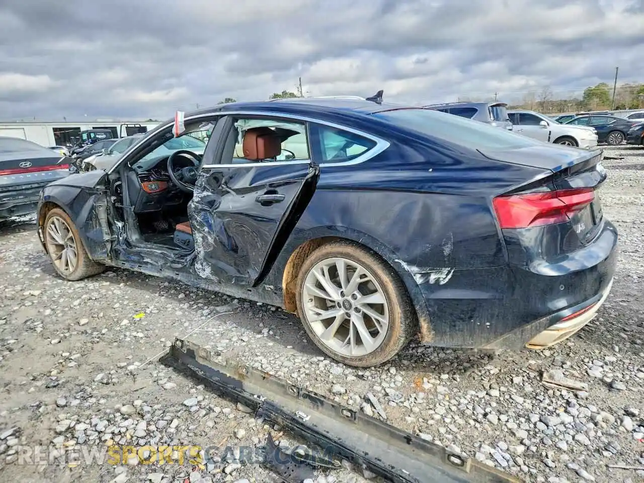 2 Photograph of a damaged car WAUABCF56NA006354 AUDI A5 2022