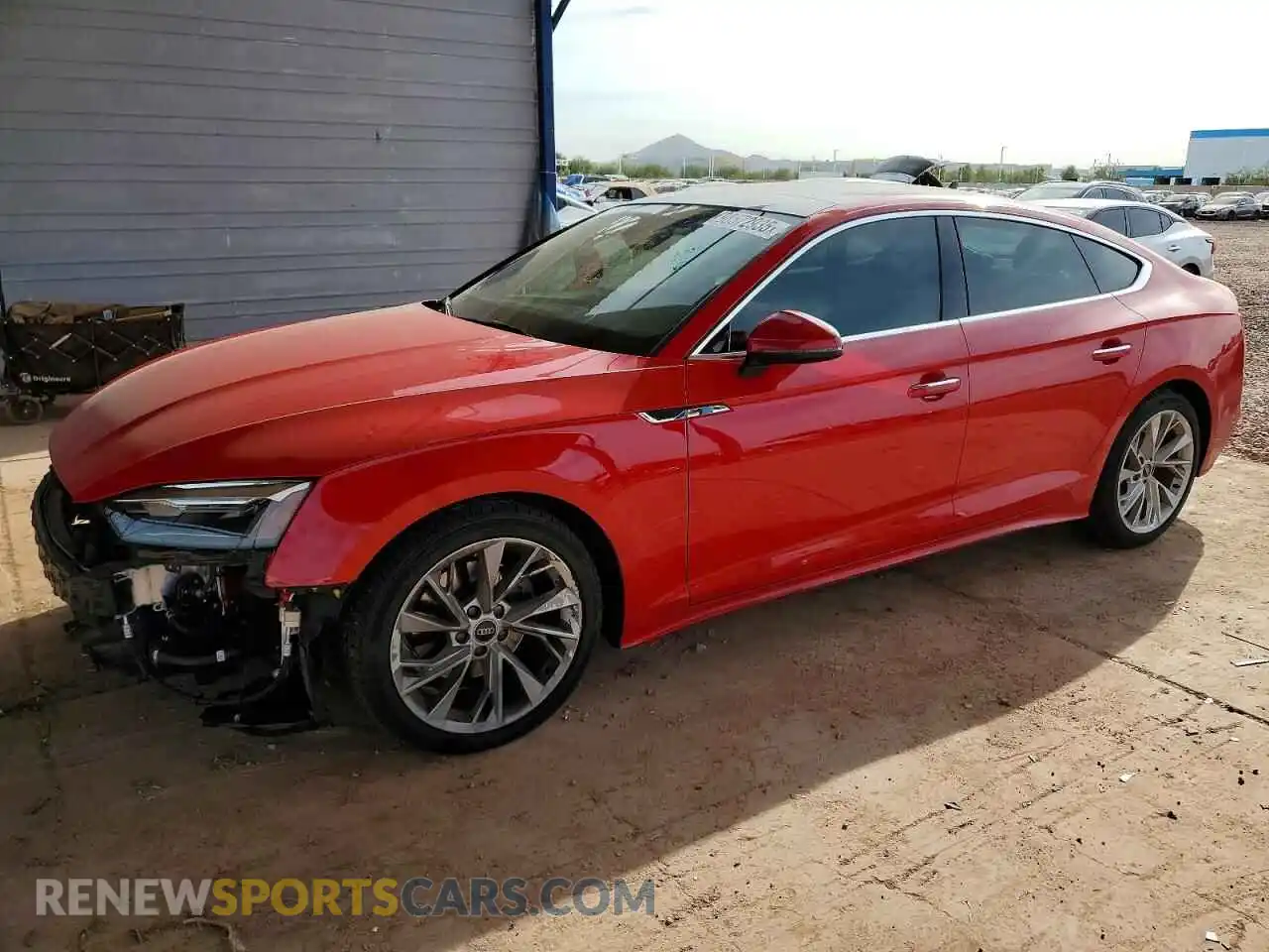 1 Photograph of a damaged car WAUABCF56NA018021 AUDI A5 2022