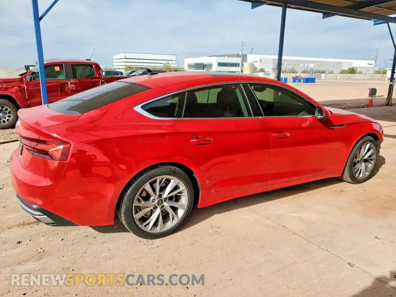 3 Photograph of a damaged car WAUABCF56NA018021 AUDI A5 2022