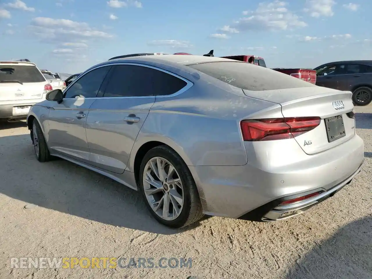 2 Photograph of a damaged car WAUCBCF50NA034966 AUDI A5 2022