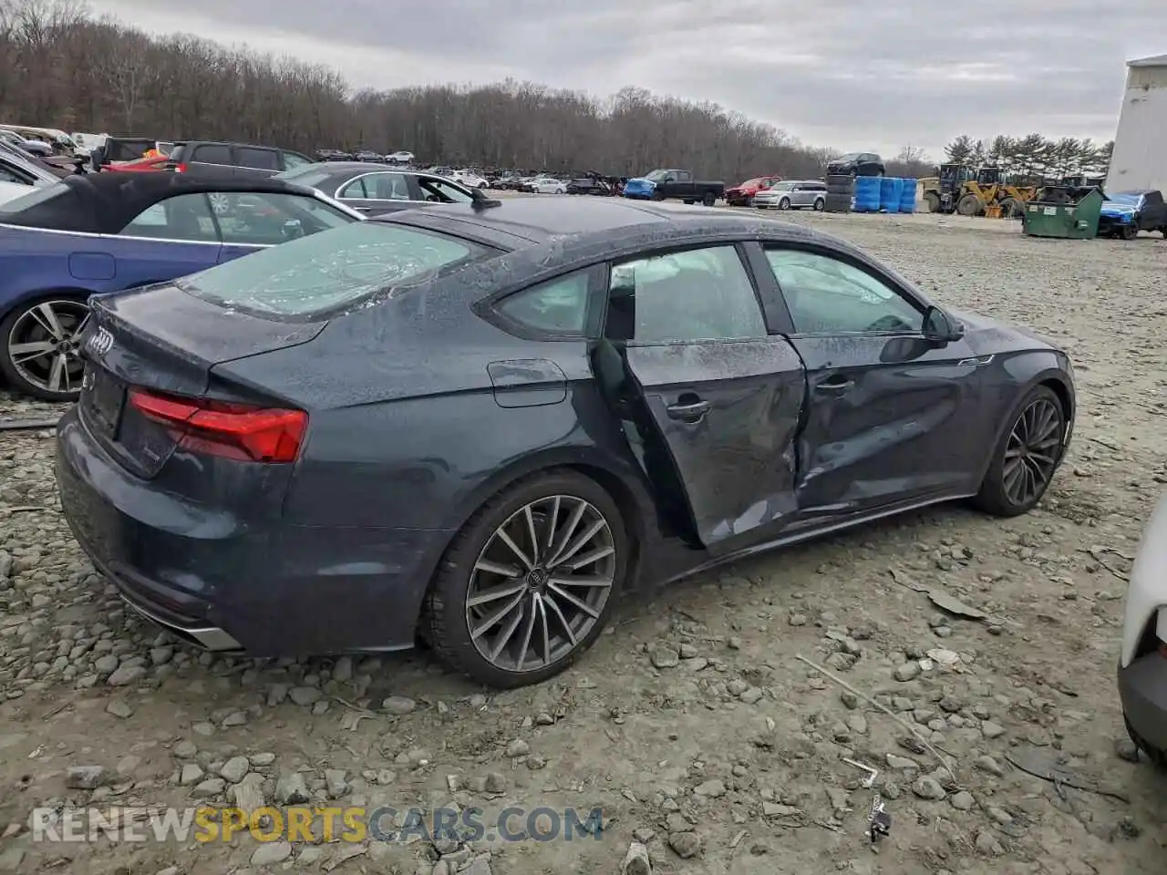 3 Photograph of a damaged car WAUCBCF52NA006022 AUDI A5 2022