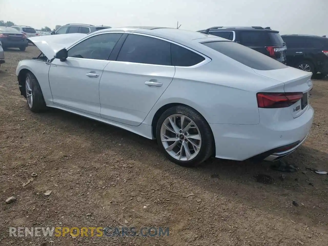 2 Photograph of a damaged car WAUCBCF52NA030031 AUDI A5 2022