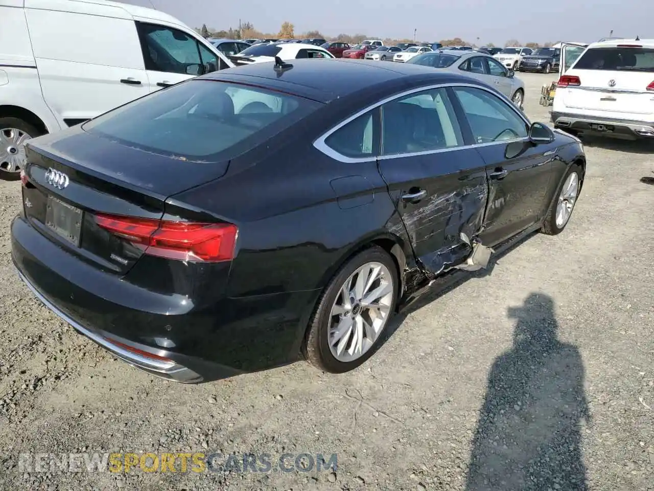 3 Photograph of a damaged car WAUCBCF53NA006241 AUDI A5 2022