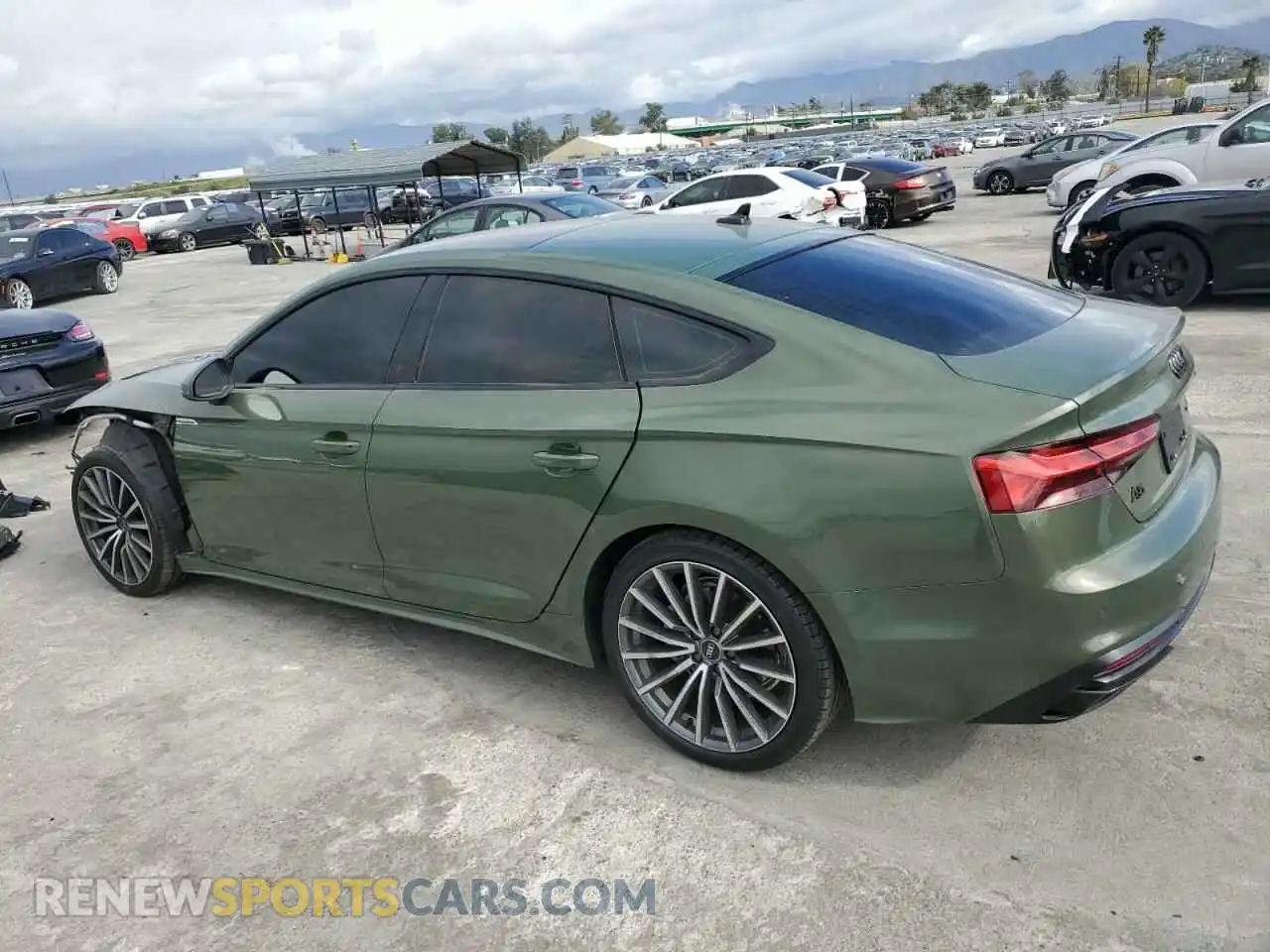 2 Photograph of a damaged car WAUCBCF53NA029499 AUDI A5 2022