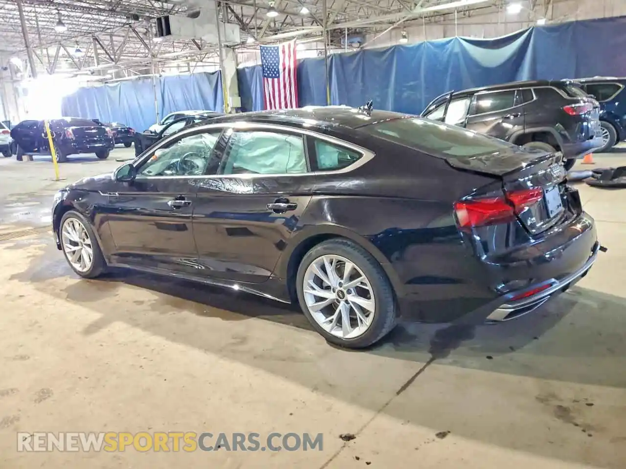 2 Photograph of a damaged car WAUCBCF56NA030341 AUDI A5 2022