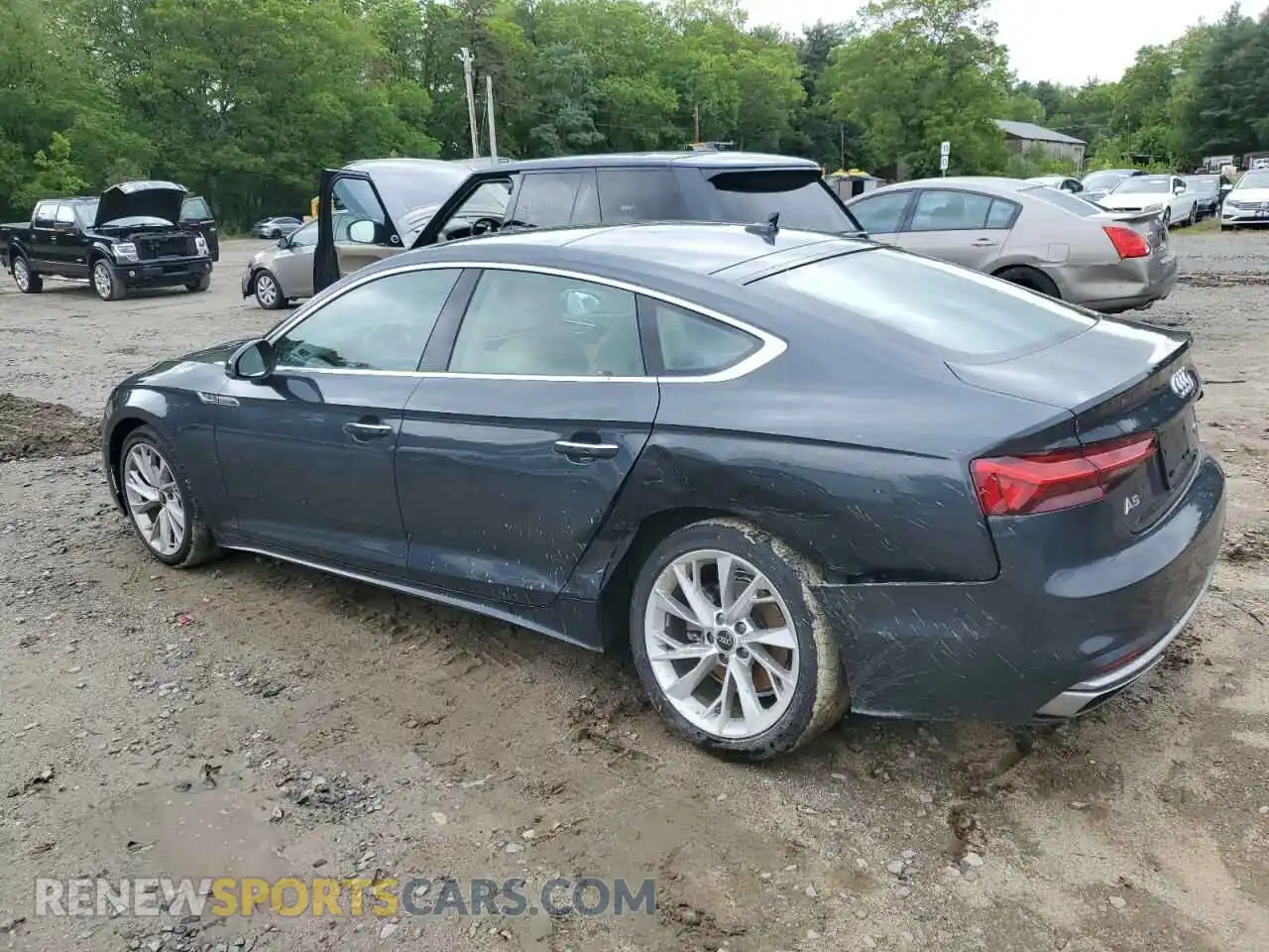 2 Photograph of a damaged car WAUCBCF57NA027982 AUDI A5 2022