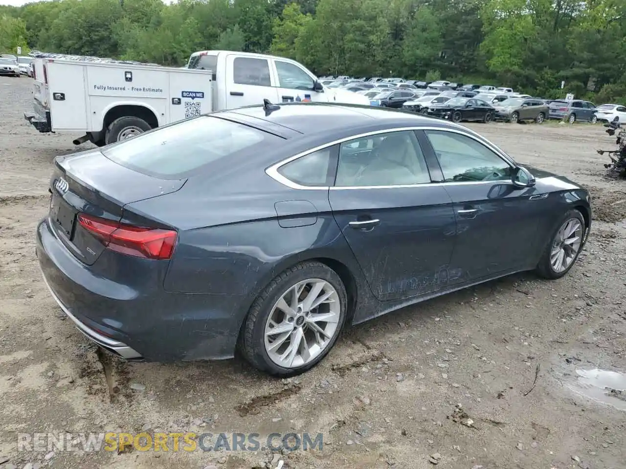 3 Photograph of a damaged car WAUCBCF57NA027982 AUDI A5 2022