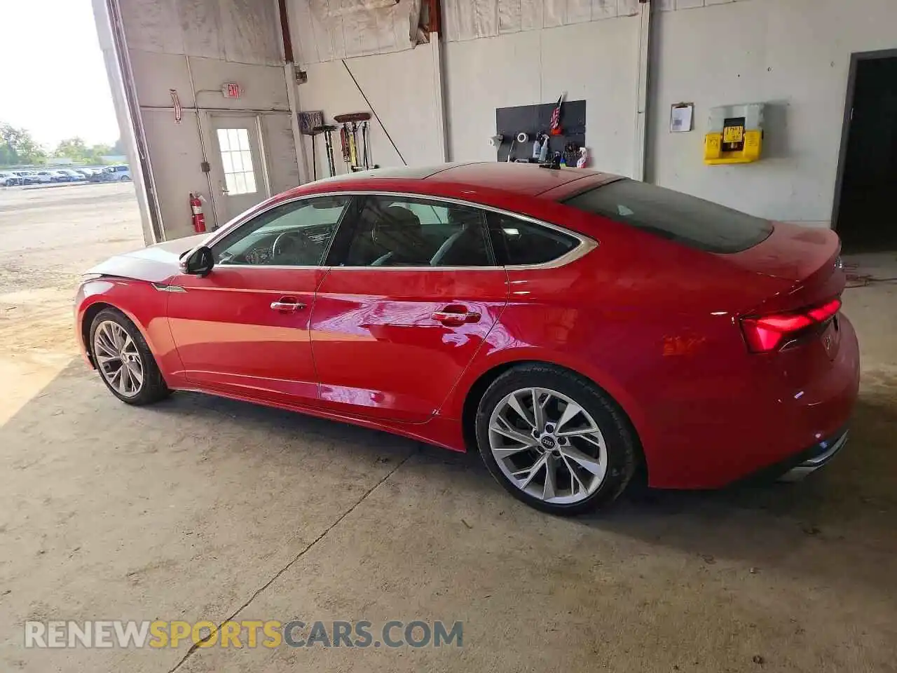 2 Photograph of a damaged car WAUCBCF57NA032342 AUDI A5 2022
