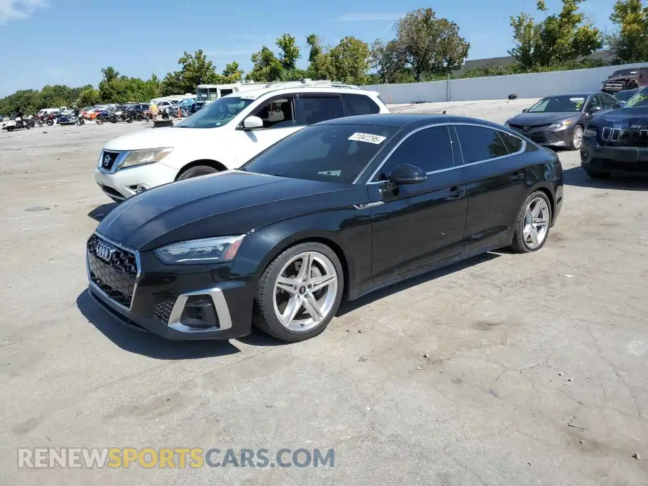 1 Photograph of a damaged car WAUDACF52NA006724 AUDI A5 2022