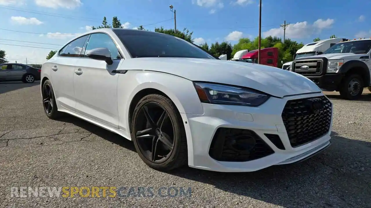 1 Photograph of a damaged car WAUDACF58NA009238 AUDI A5 2022