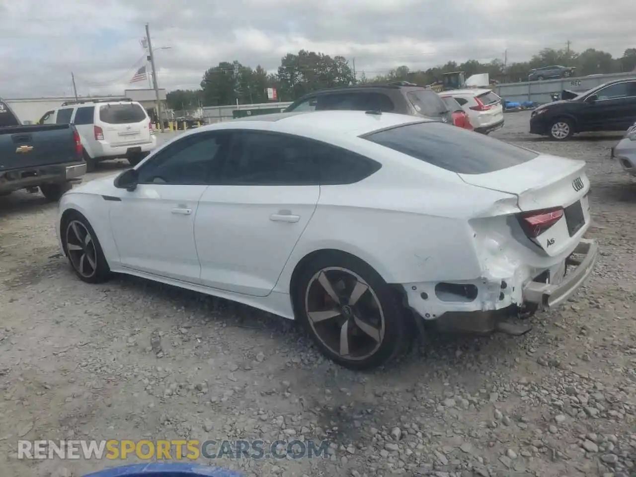2 Photograph of a damaged car WAUFACF51NA007629 AUDI A5 2022
