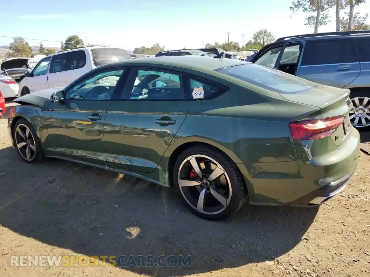 2 Photograph of a damaged car WAUFACF55NA040195 AUDI A5 2022