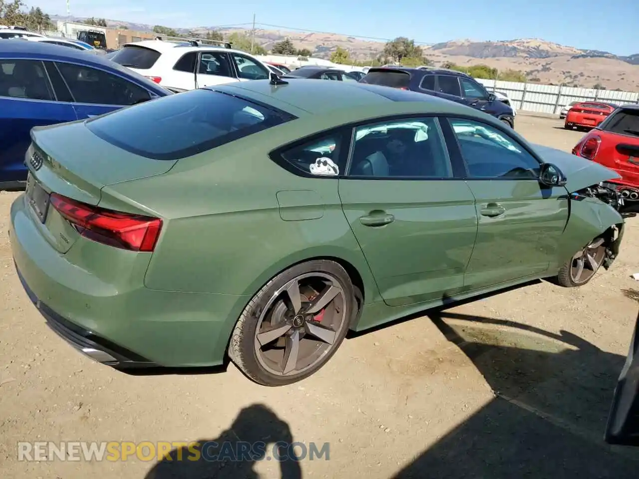 3 Photograph of a damaged car WAUFACF55NA040195 AUDI A5 2022