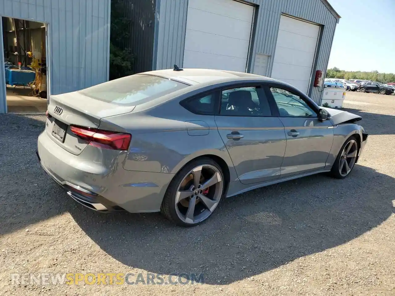 3 Photograph of a damaged car WAUFACF56NA040190 AUDI A5 2022