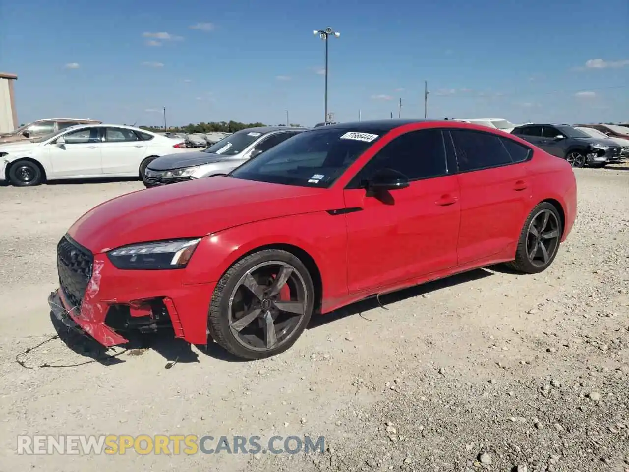 1 Photograph of a damaged car WAUFACF58NA012360 AUDI A5 2022