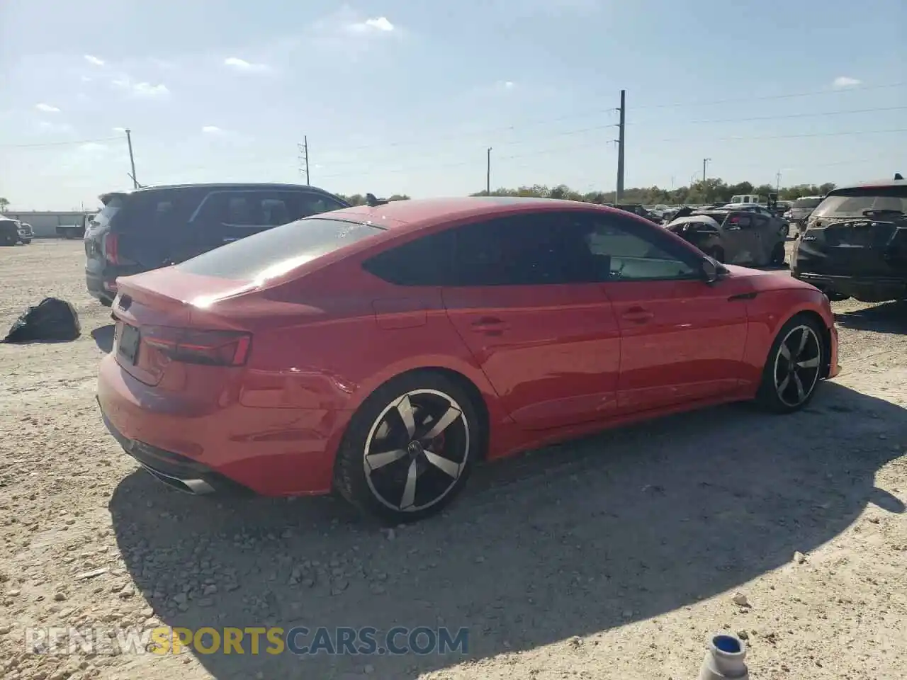 3 Photograph of a damaged car WAUFACF58NA012360 AUDI A5 2022