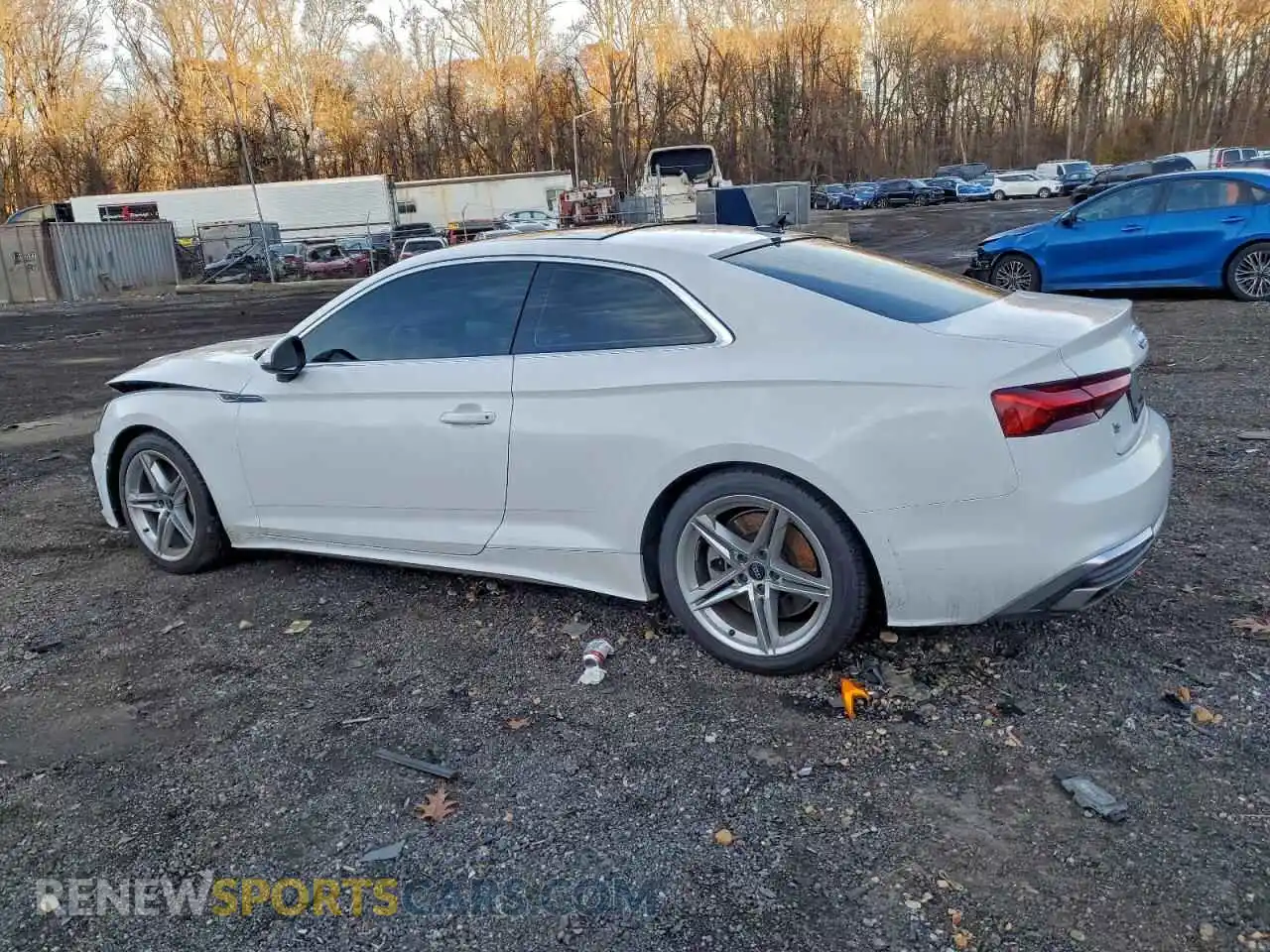 2 Photograph of a damaged car WAUSAAF51NA033053 AUDI A5 2022