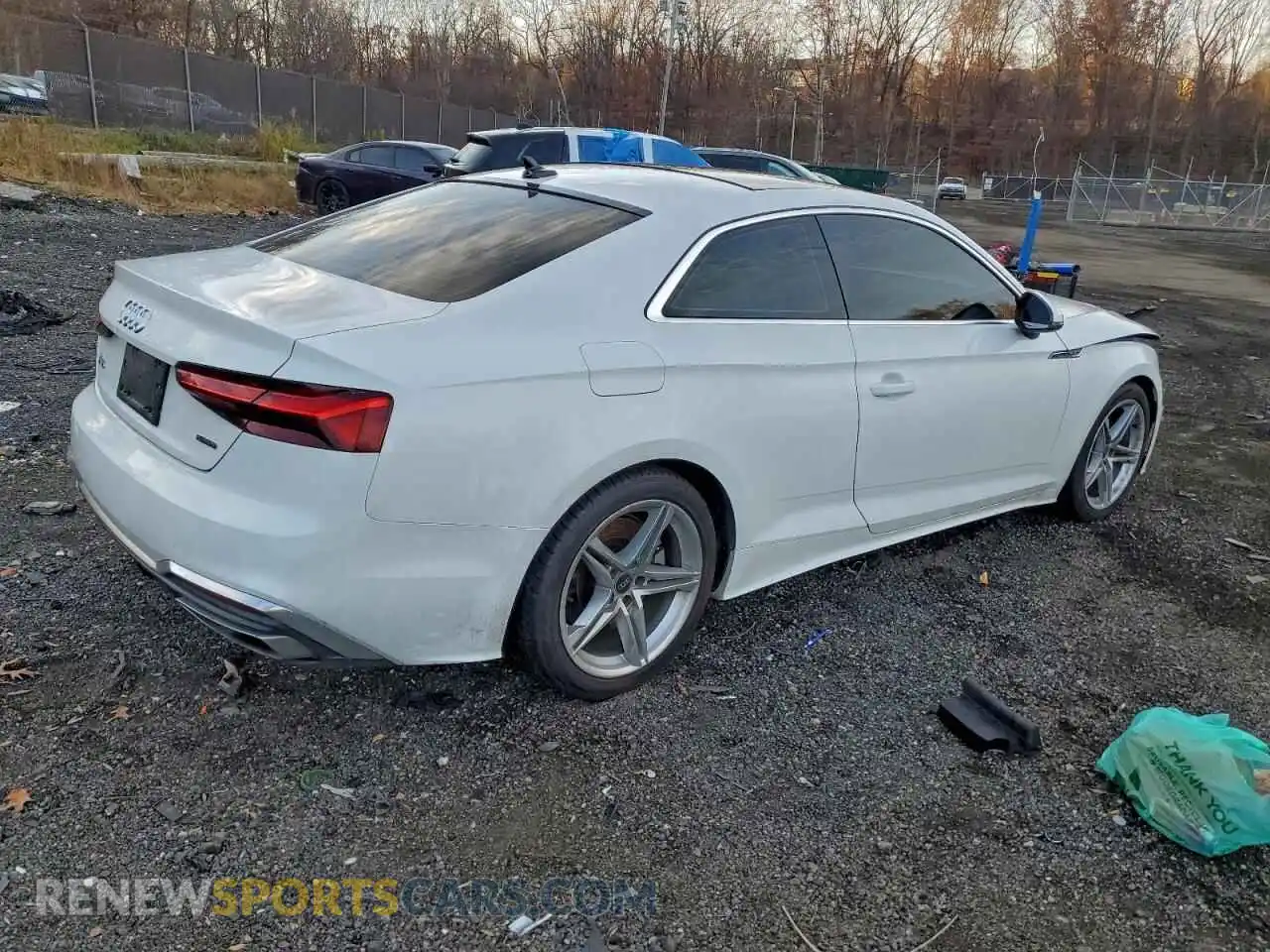 3 Photograph of a damaged car WAUSAAF51NA033053 AUDI A5 2022