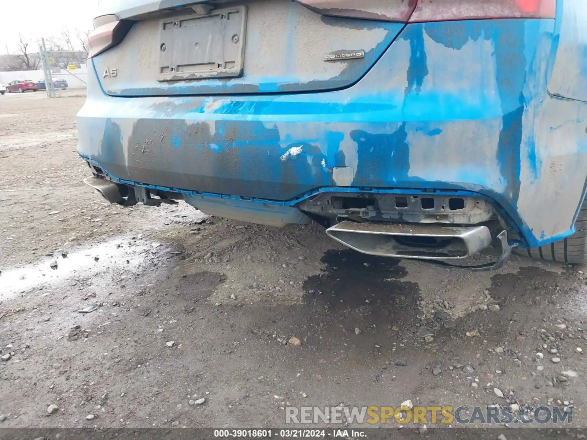 21 Photograph of a damaged car WAUSAAF53NA033894 AUDI A5 2022