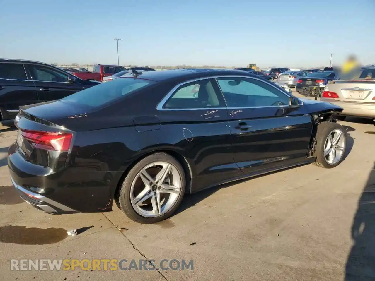 3 Photograph of a damaged car WAUSAAF58NA038637 AUDI A5 2022