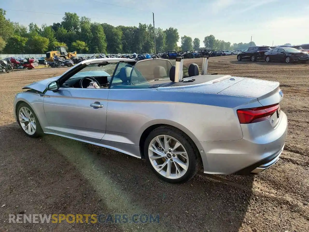 2 Photograph of a damaged car WAUYAGF5XNN004379 AUDI A5 2022
