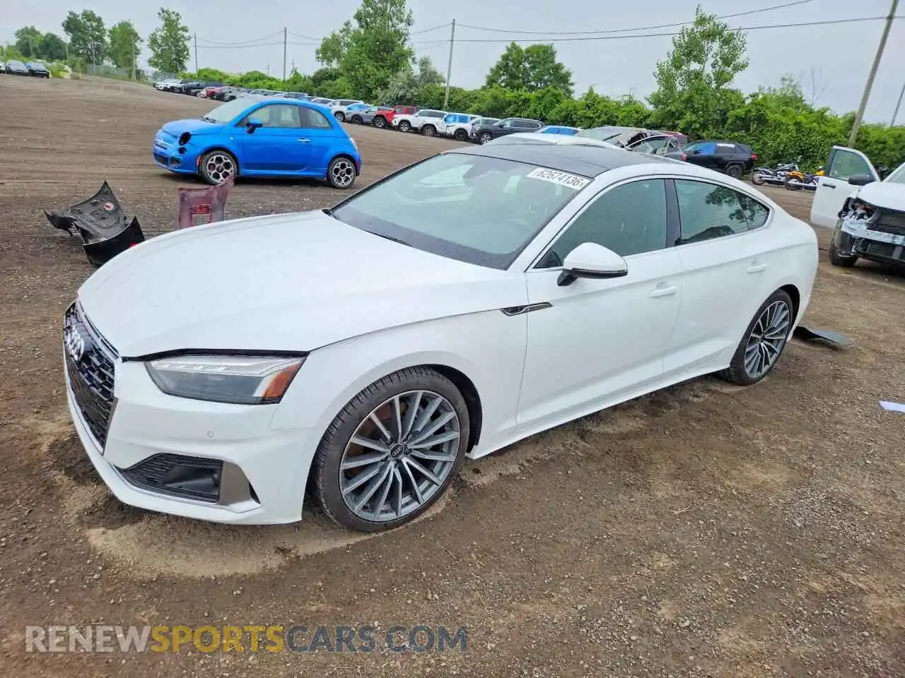 1 Фотография поврежденного автомобиля WAUAACF59PA021209 AUDI A5 2023