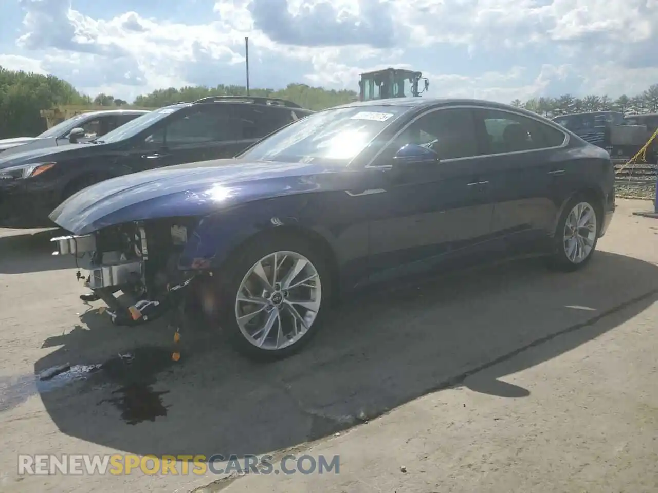 1 Photograph of a damaged car WAUABCF52PA056493 AUDI A5 2023