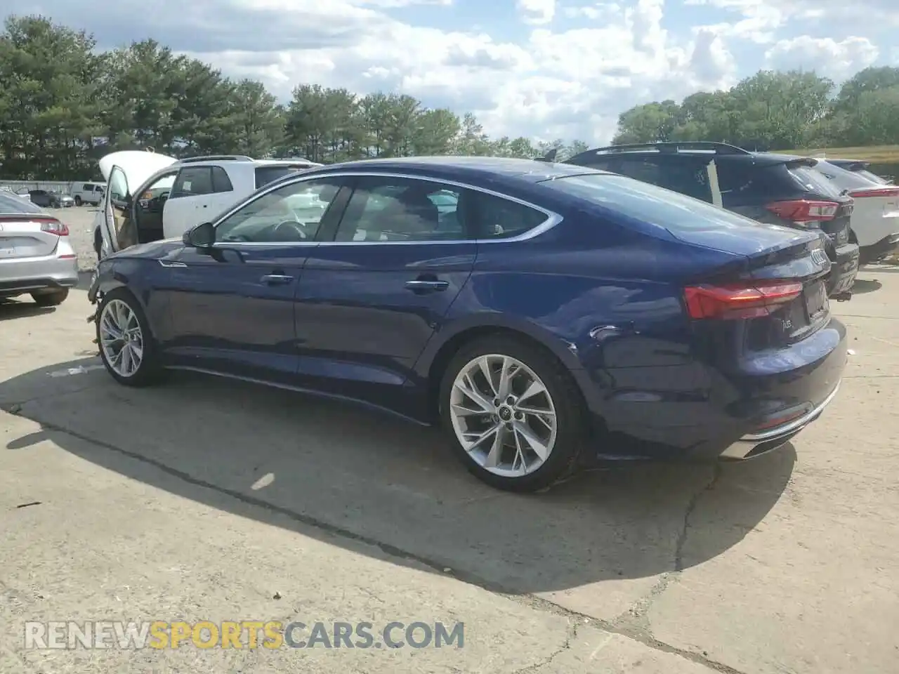 2 Photograph of a damaged car WAUABCF52PA056493 AUDI A5 2023
