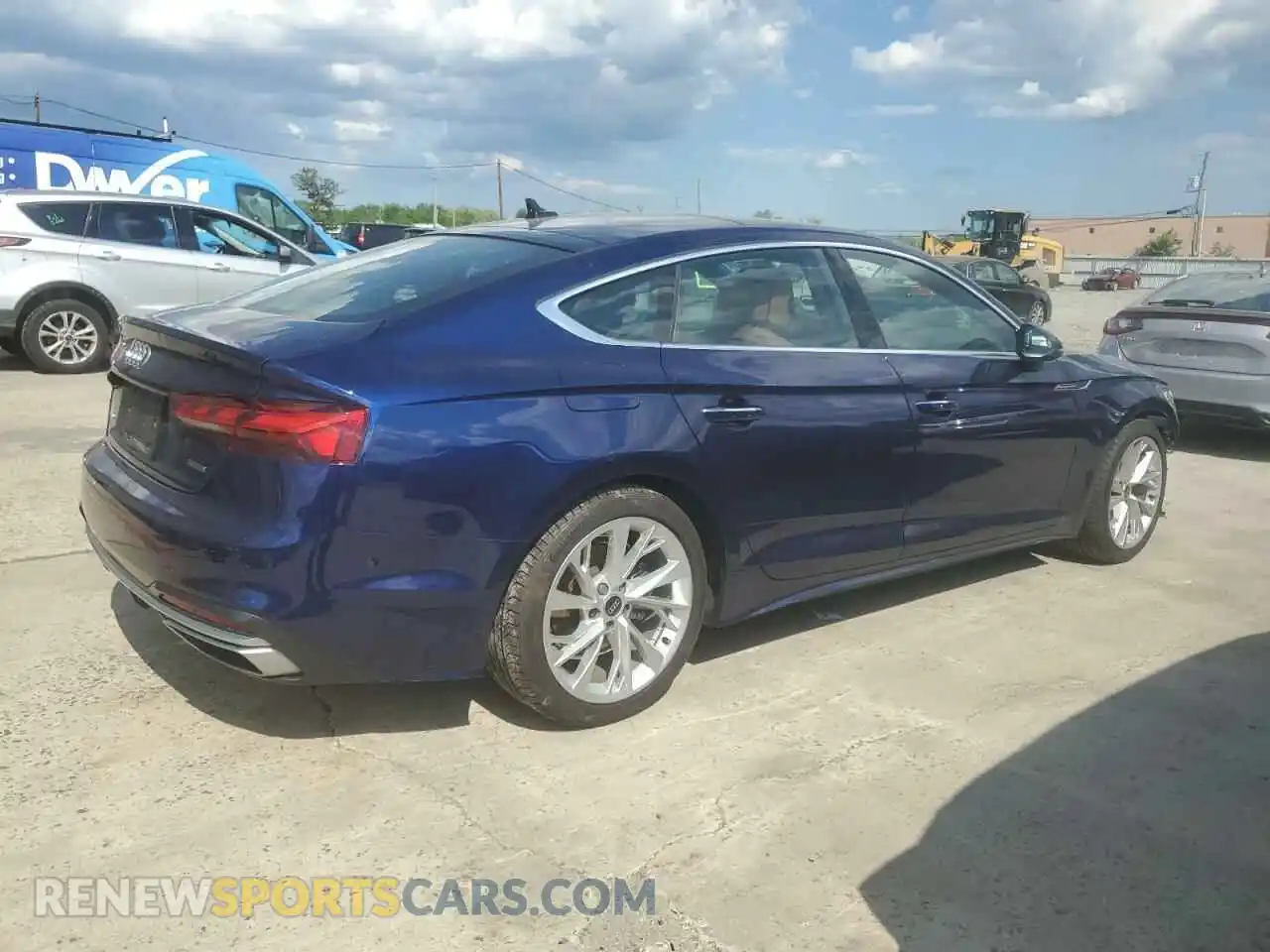 3 Photograph of a damaged car WAUABCF52PA056493 AUDI A5 2023