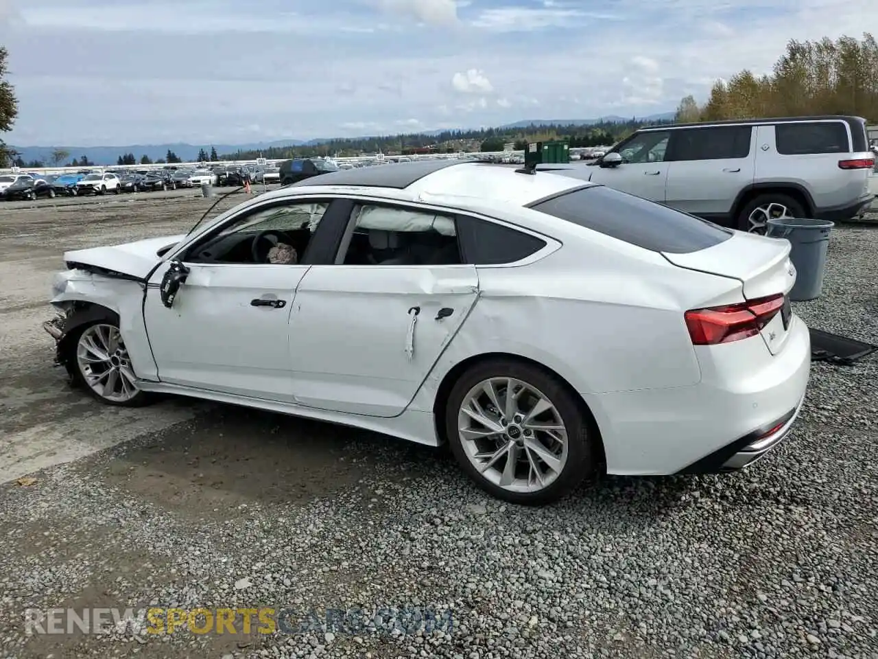 2 Photograph of a damaged car WAUABCF55PA017039 AUDI A5 2023