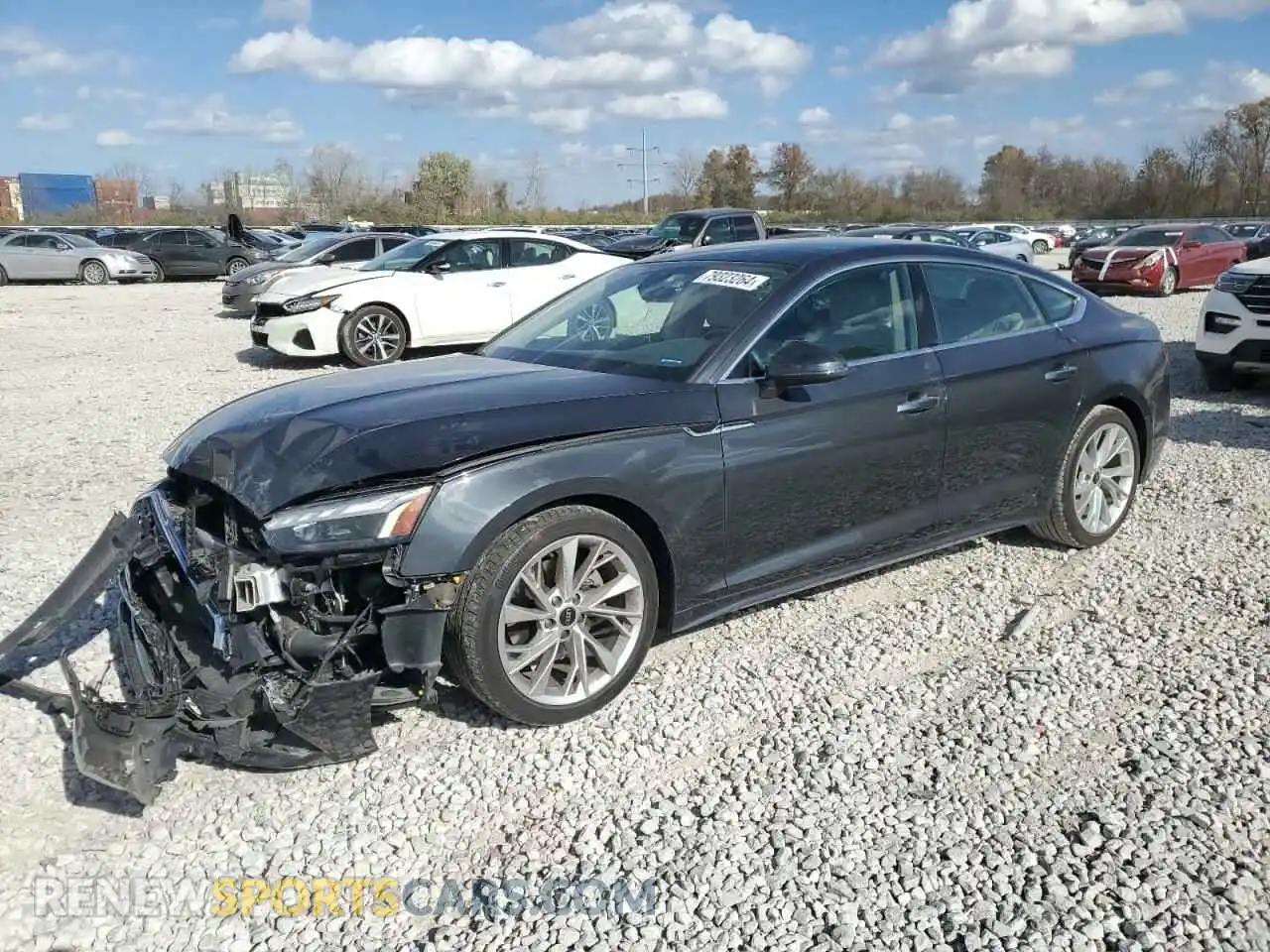 1 Photograph of a damaged car WAUABCF5XPA022060 AUDI A5 2023