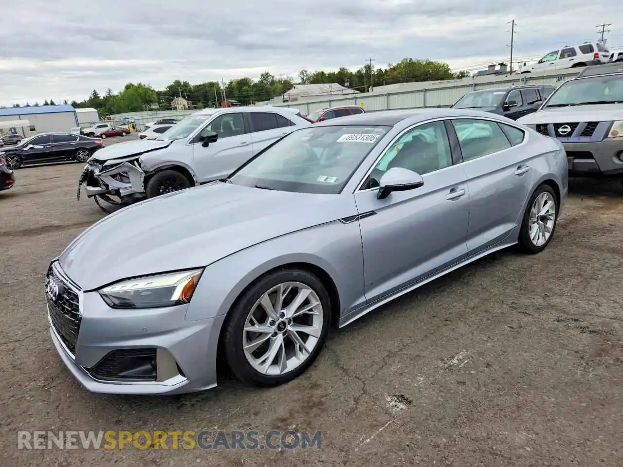 1 Photograph of a damaged car WAUCBCF52PA048693 AUDI A5 2023