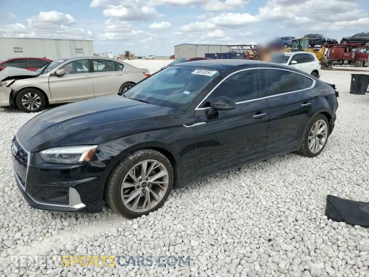 1 Photograph of a damaged car WAUCBCF53PA056642 AUDI A5 2023