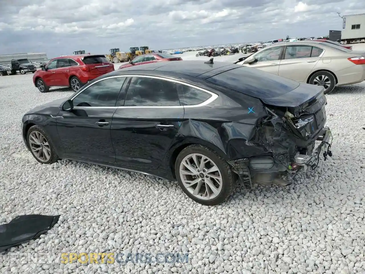 2 Photograph of a damaged car WAUCBCF53PA056642 AUDI A5 2023