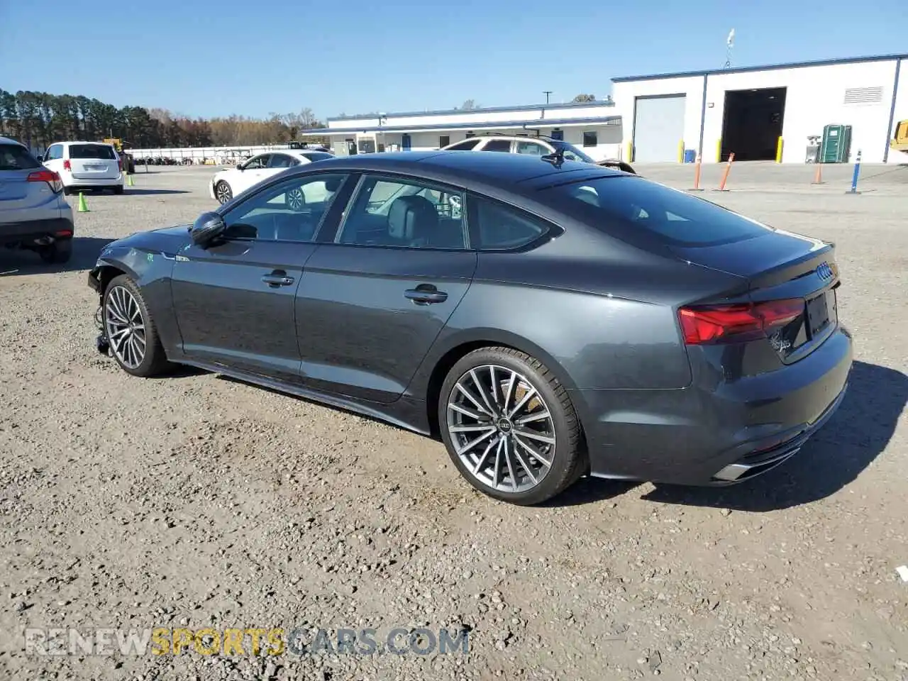 2 Photograph of a damaged car WAUCBCF56PA001599 AUDI A5 2023