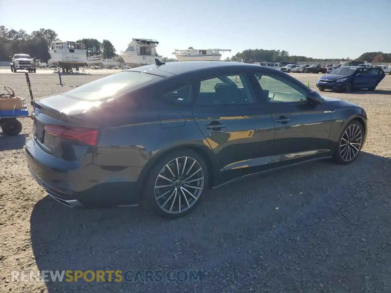 3 Photograph of a damaged car WAUCBCF56PA001599 AUDI A5 2023