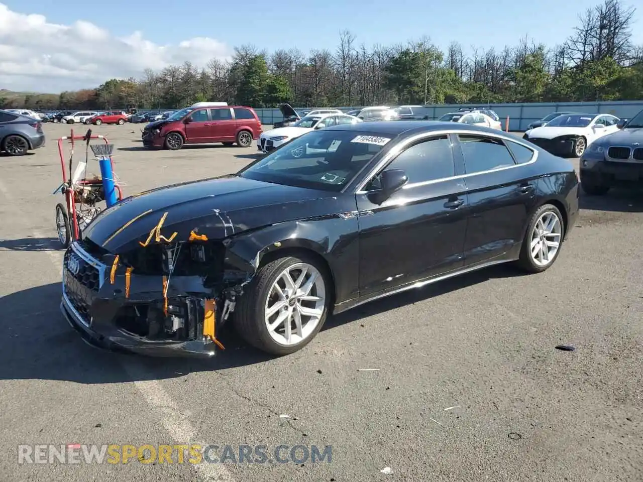 1 fotografías del automóvil dañado WAUDACF5XPA050019 AUDI A5 2023